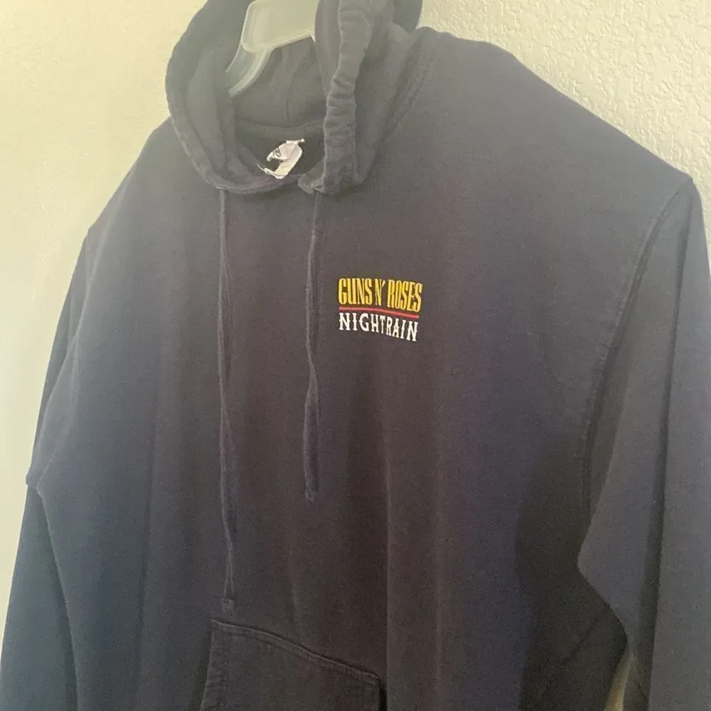 INDEPENDENT Guns and Roses Nightrain Midnight Blue Hoodie Size 2XL - Picture 3 of 5
